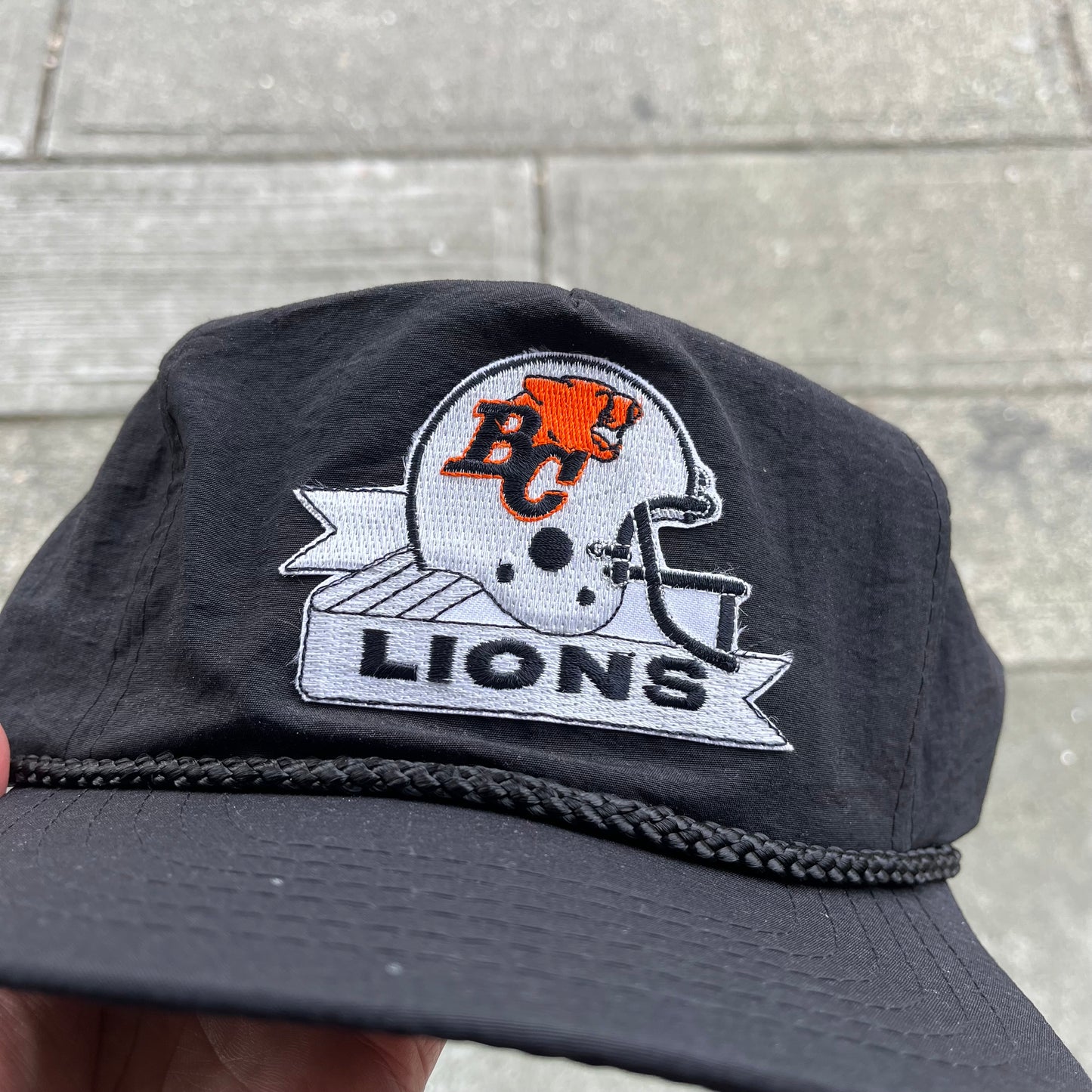 Vintage CFL BC Lions Nylon Snapback