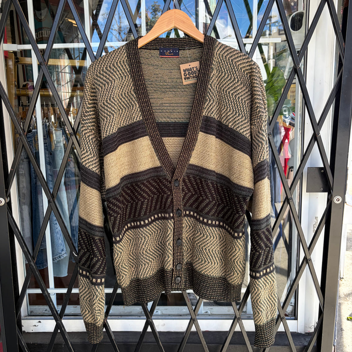 Vintage Knit Cardigan - Size XL