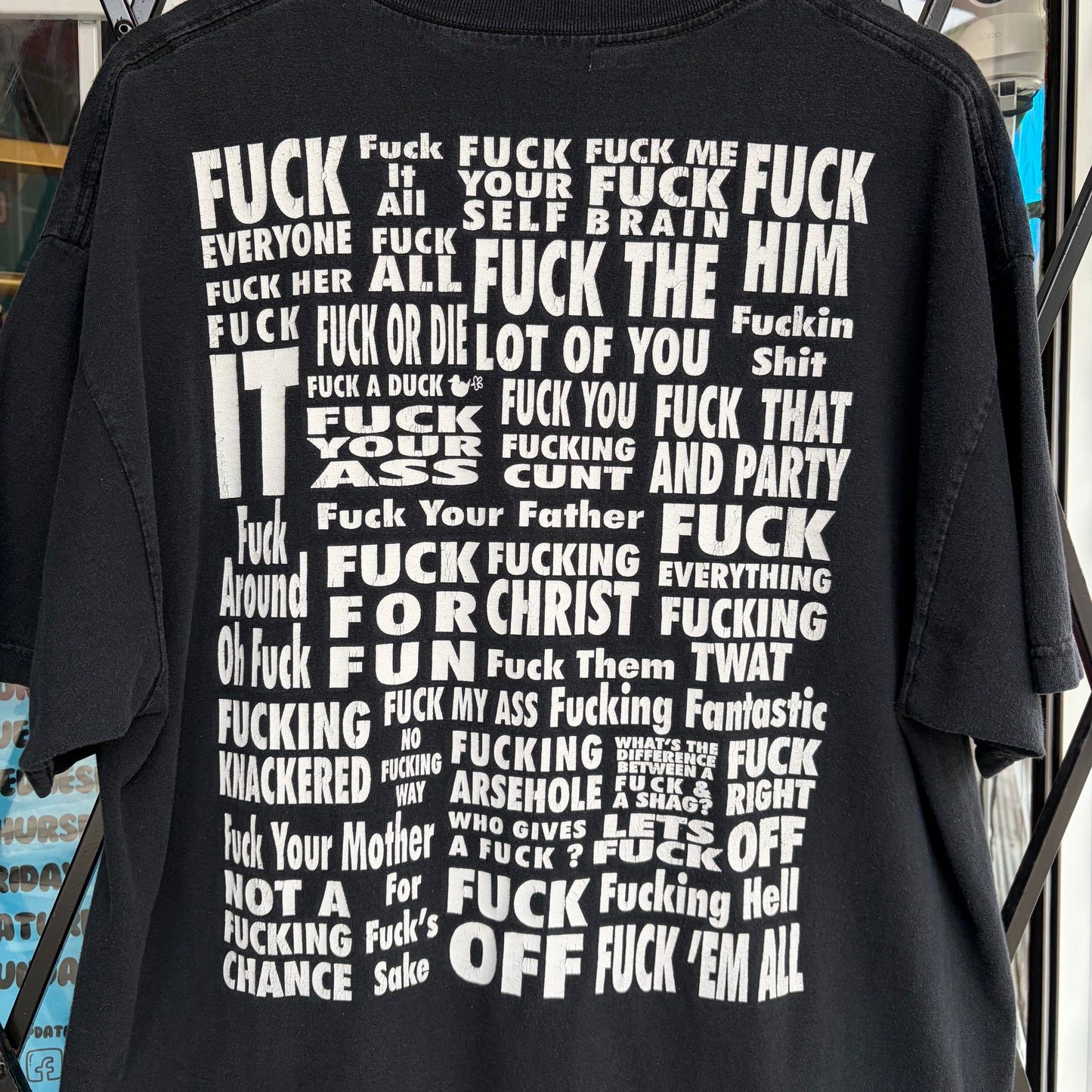 Fuck Sayings Tee - Size XL