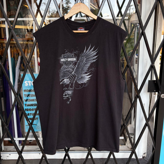 Harley Davidson Sleeveless Tee - Size XL