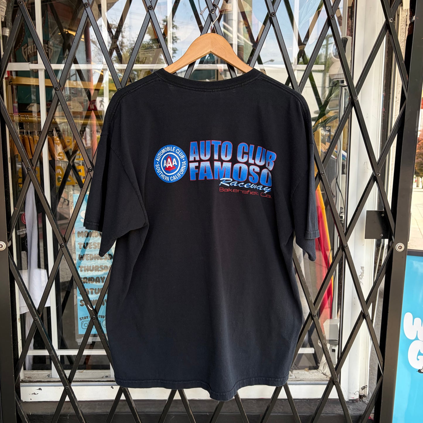 Vintage Famoso Raceway Car Tee - Size XL