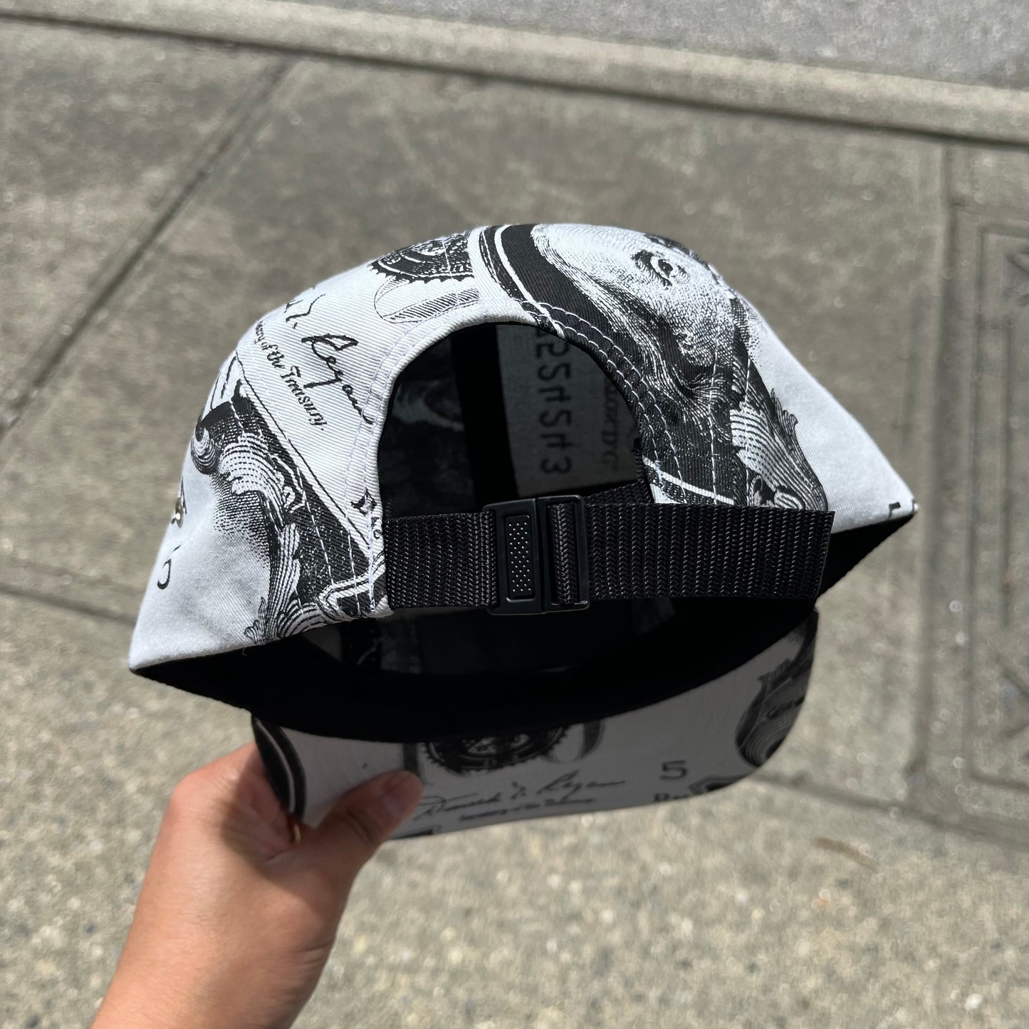 Supreme Dollar Bill 5 Panel Hat
