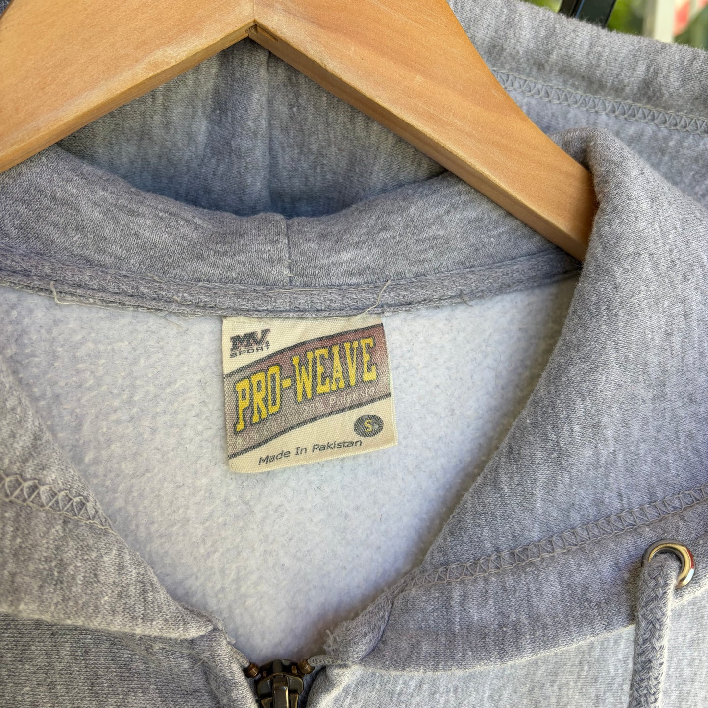 Vintage Utah State Pro Weave Zip Up Hoodie - Size S