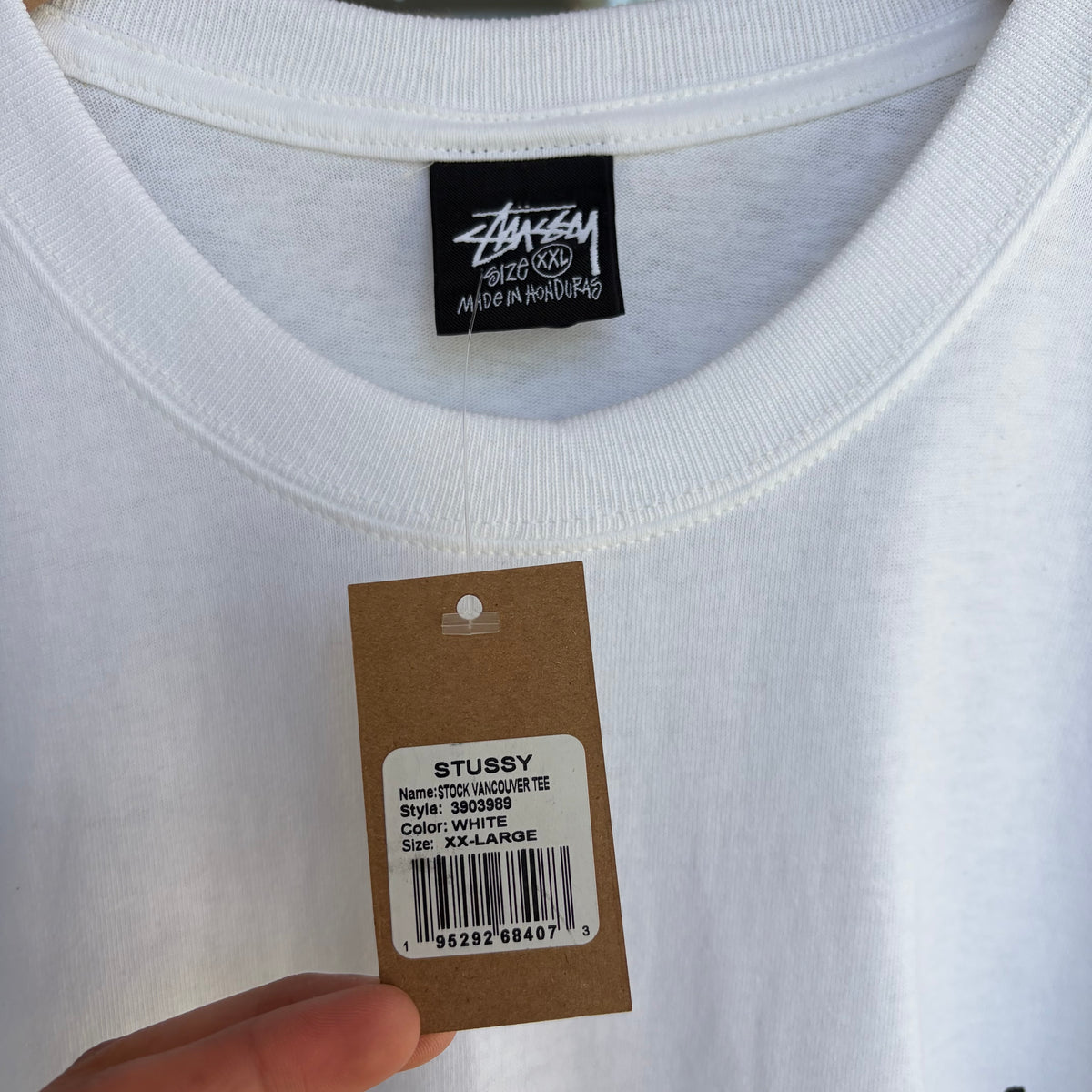 Stussy Vancouver Stock Tee White - Size XXL (as-is)
