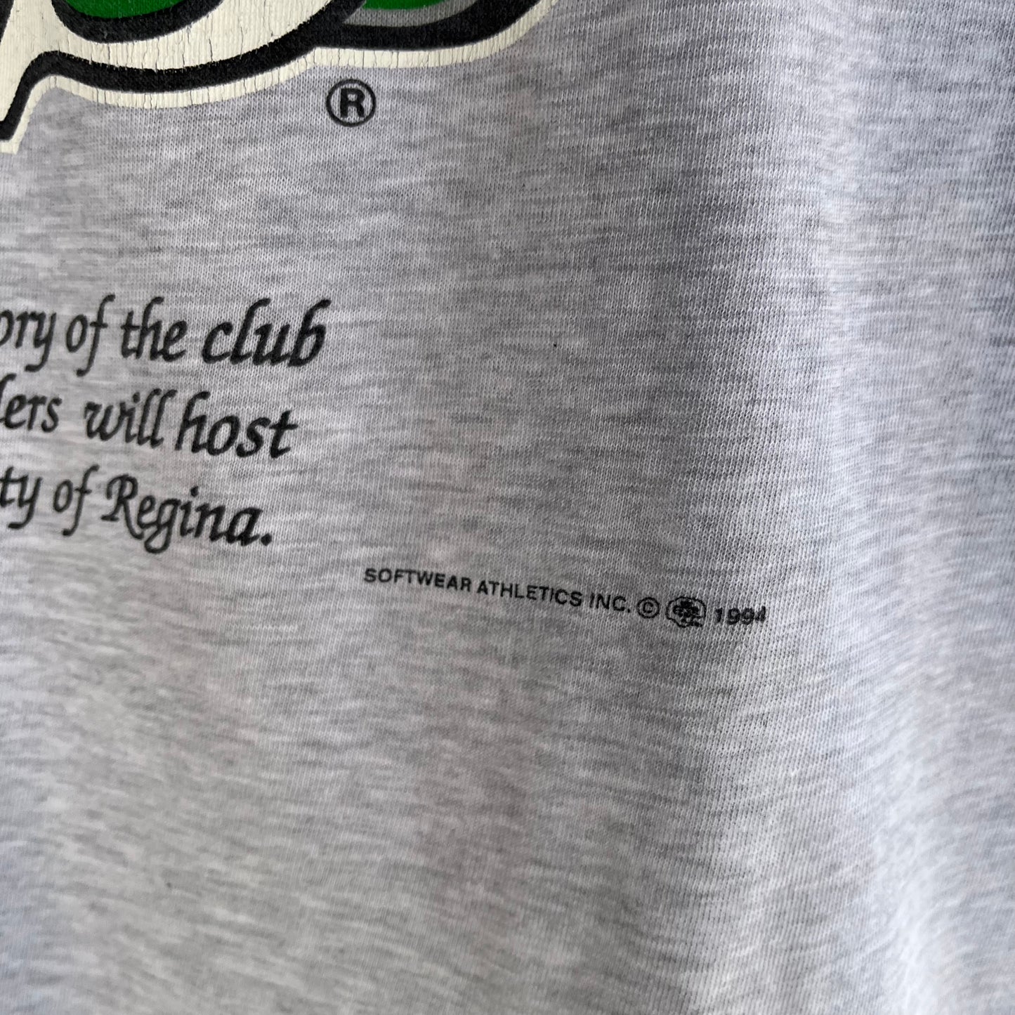 1994 Saskatchewan Roughriders Tee - Size XL