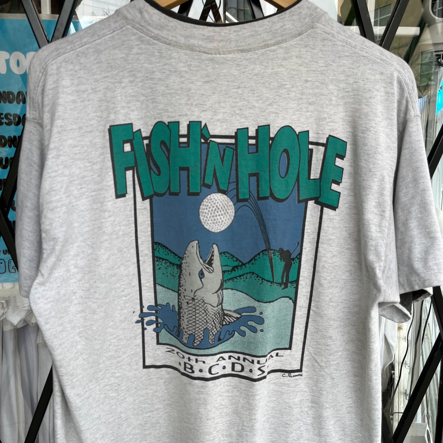 Vintage Fish N’ Hole Tee - Size L