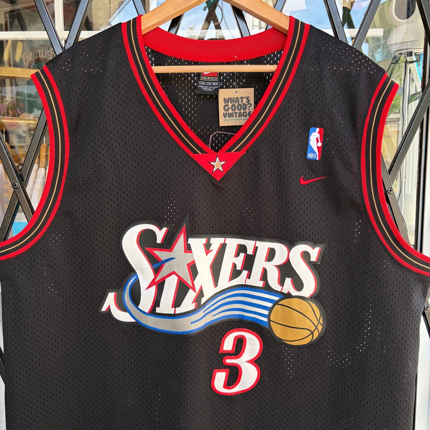 Vintage Nike 76ers Allen Iverson Jersey - Size XXL