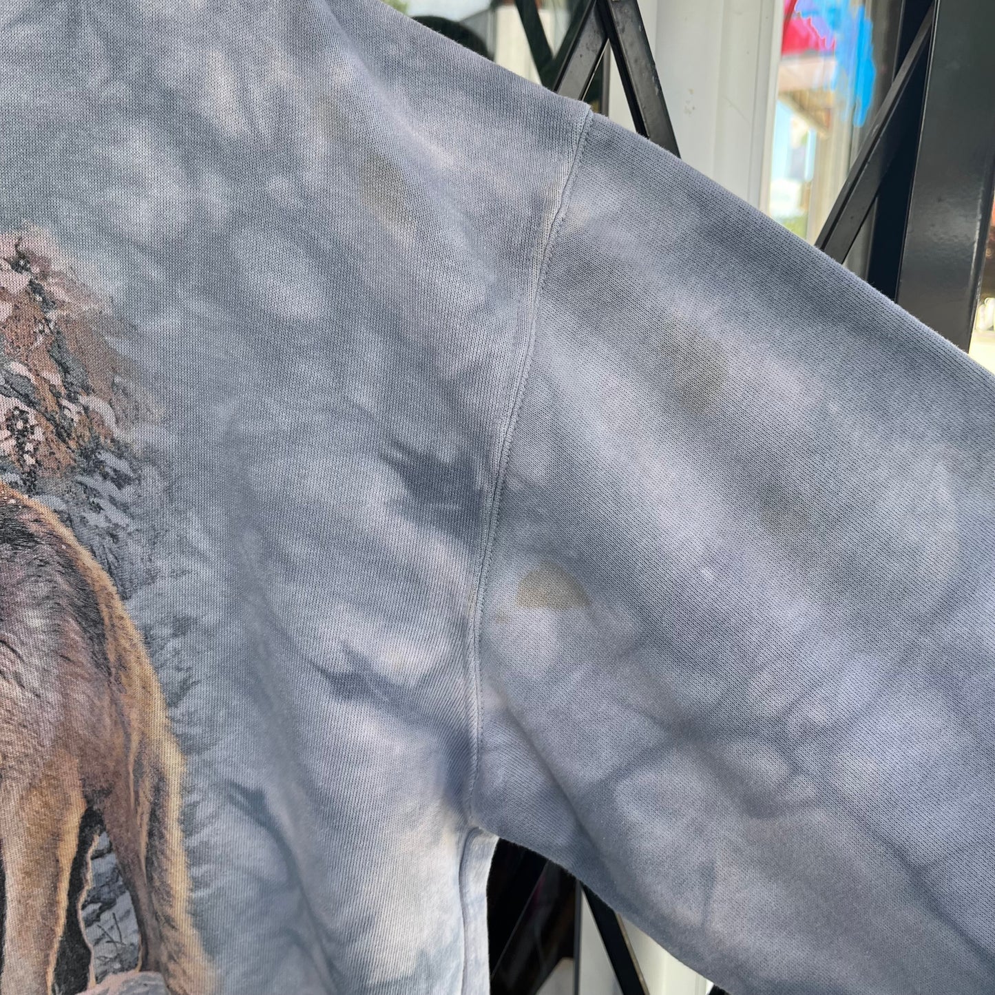 Tie Dye Wolf Hoodie - Size XXL