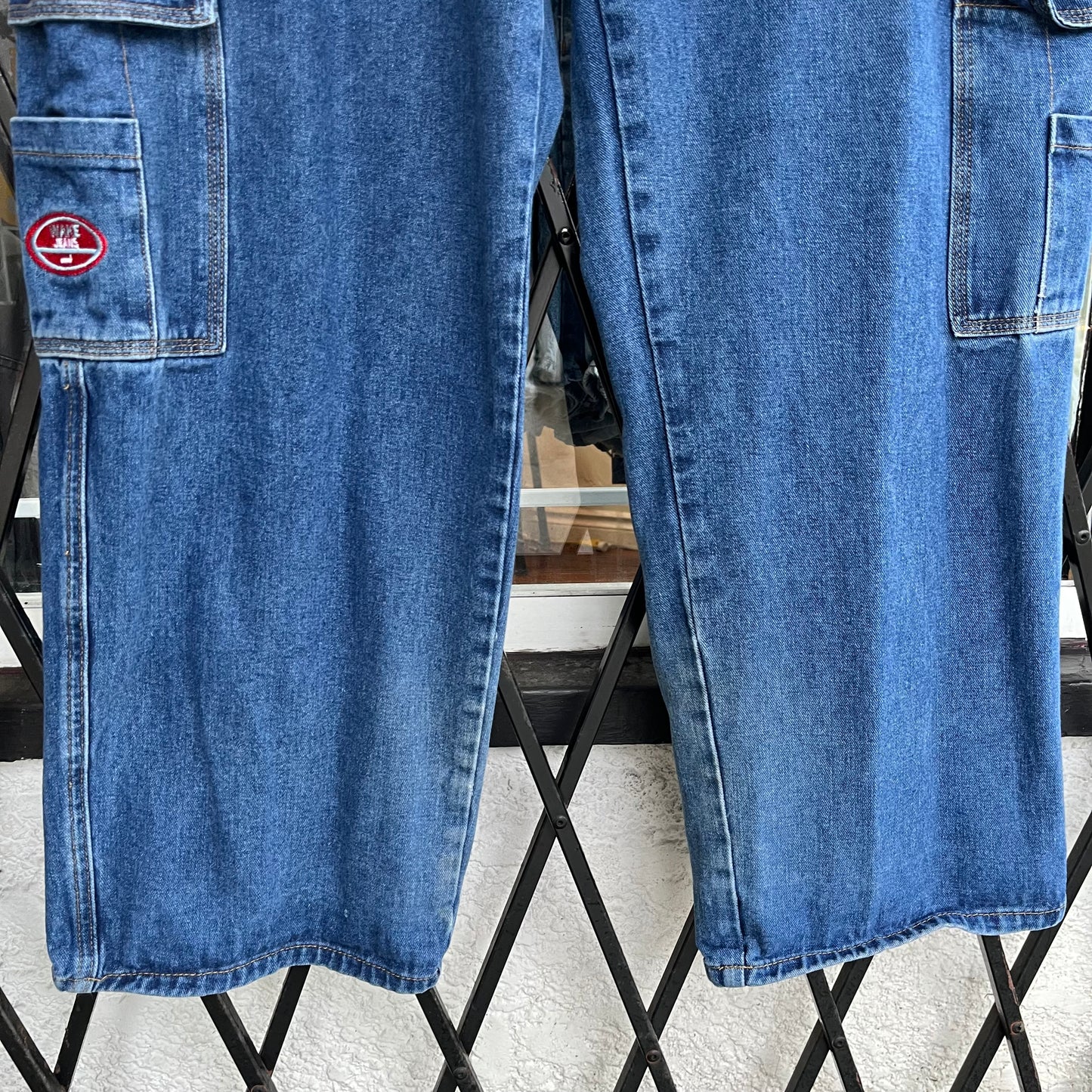 Y2K Wake Baggy Jeans - Size 38W