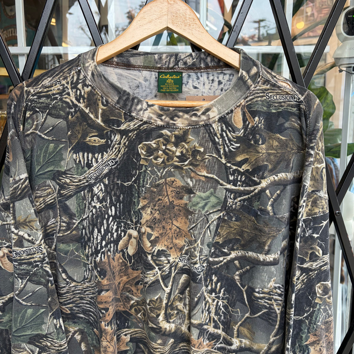 Vintage Cabelas Camo Long Sleeve - Size XL