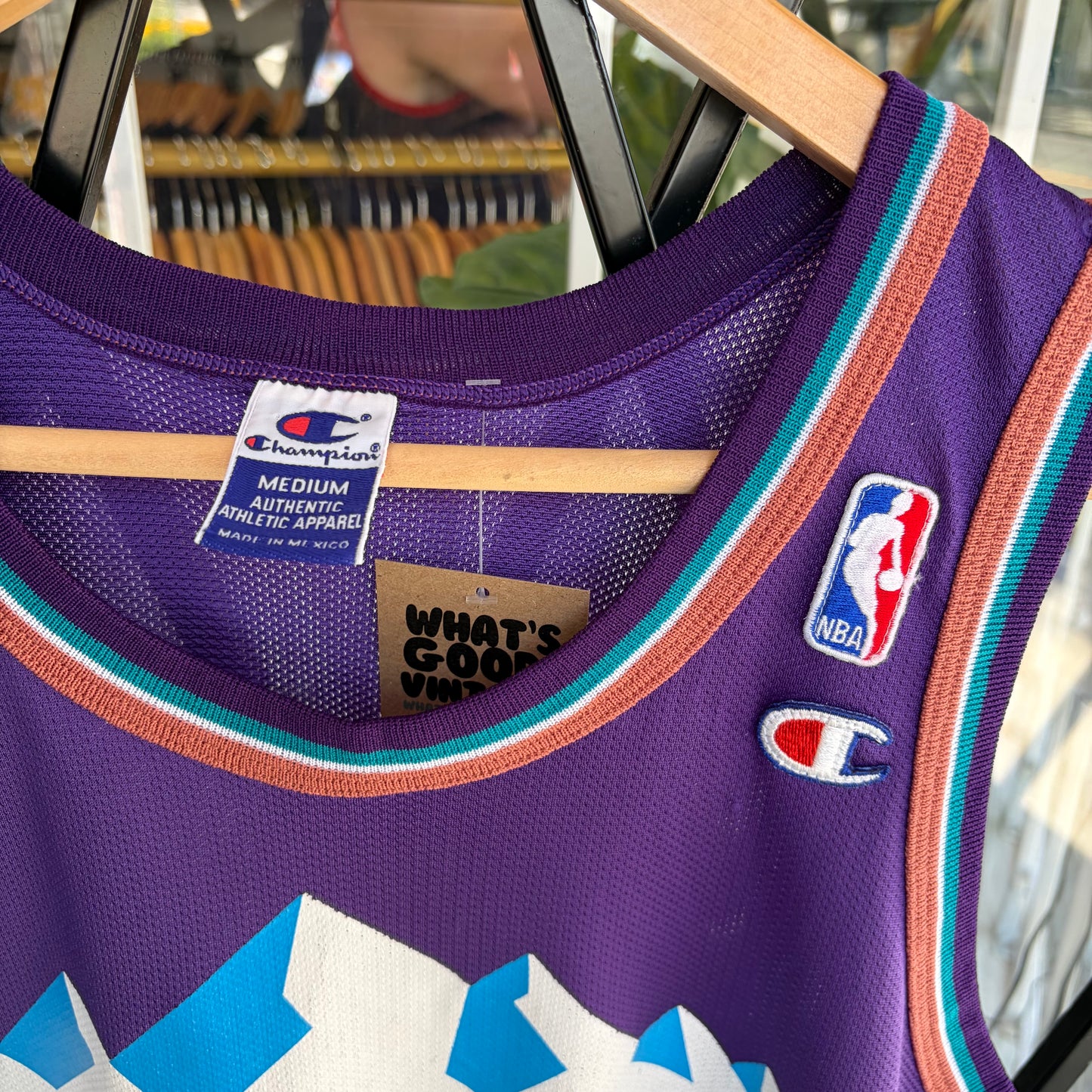 Vintage Champion Utah Jazz John Stockton Jersey - Size 40 (M)