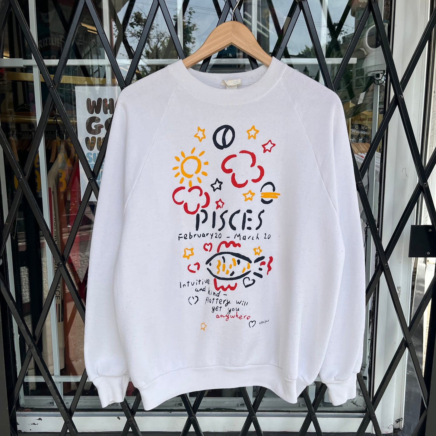 Vintage Pisces Crewneck - Size L