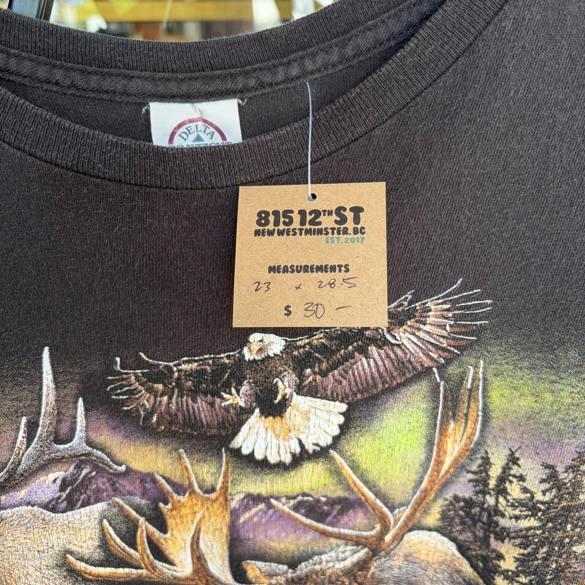 Vintage Yellowstone Nature Animal Tee - Size XL