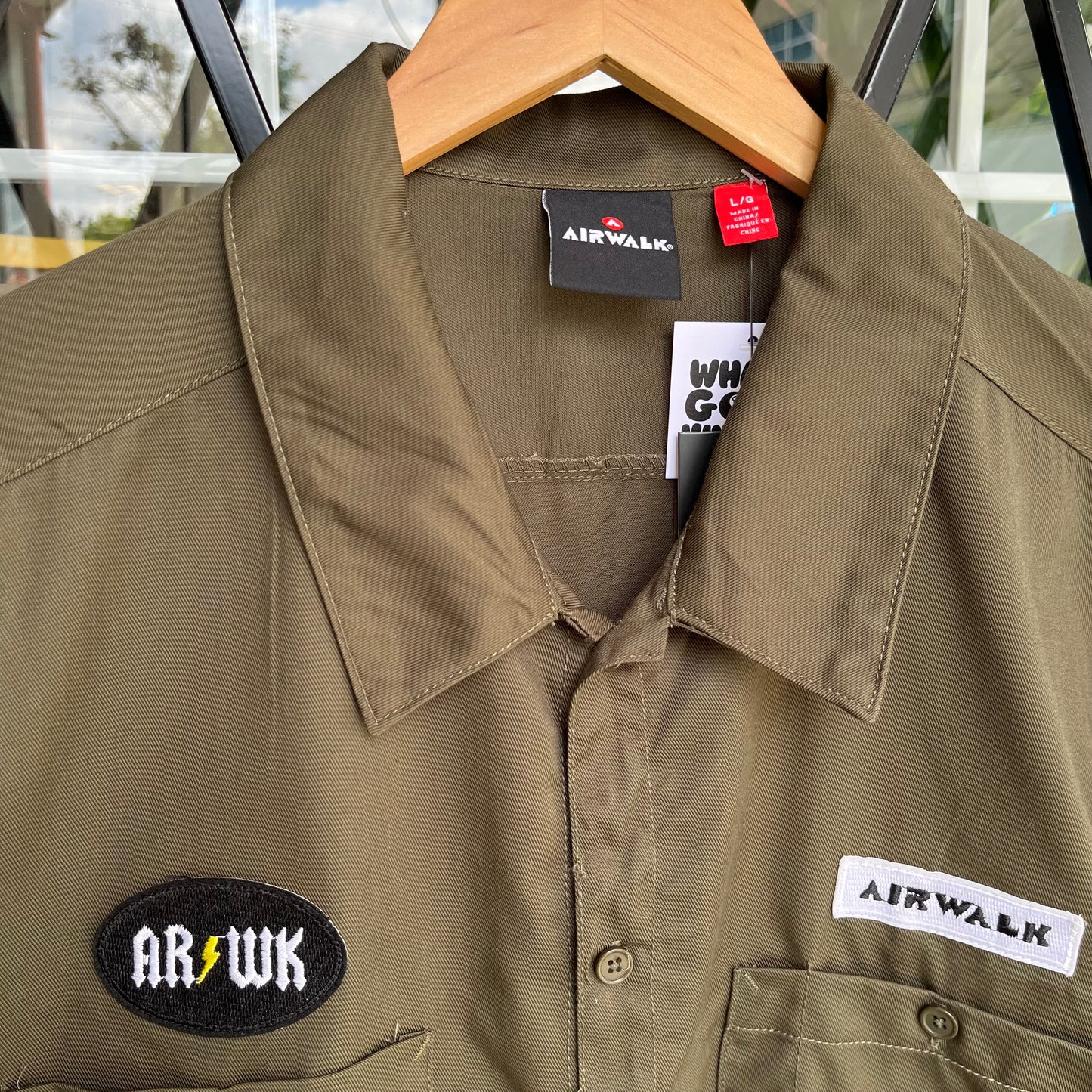 Y2K Airwalk Button Up Shirt - M