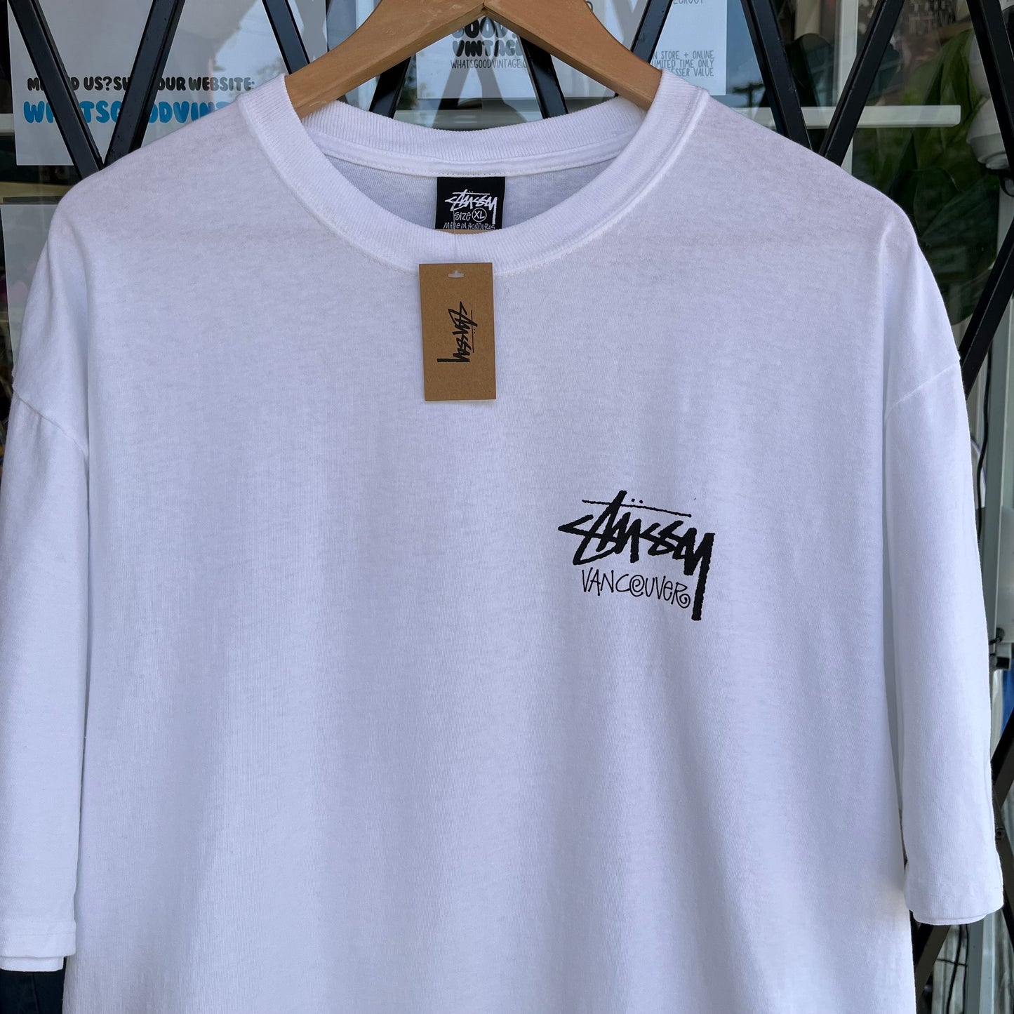 Stussy Vancouver Stock Tee White - Size XL