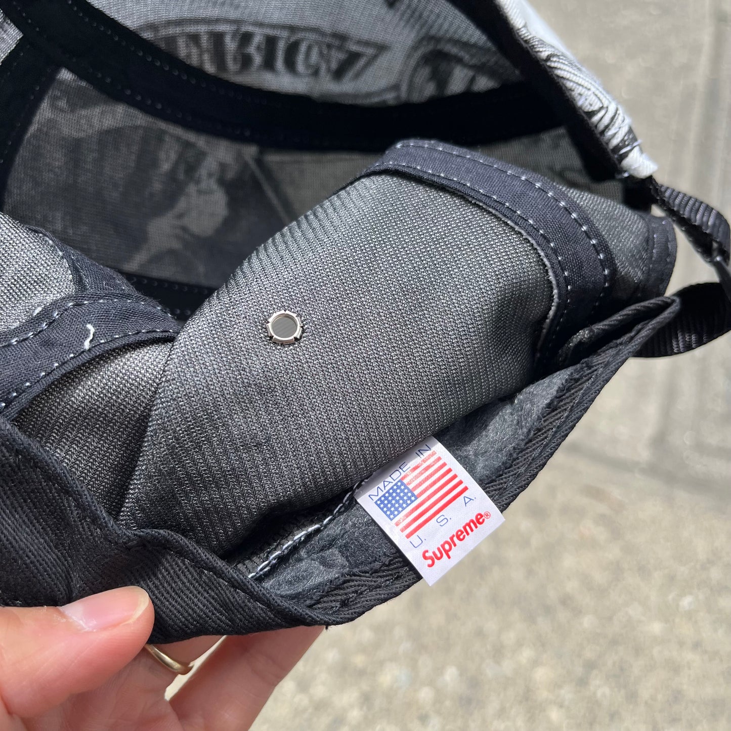 Supreme Dollar Bill 5 Panel Hat
