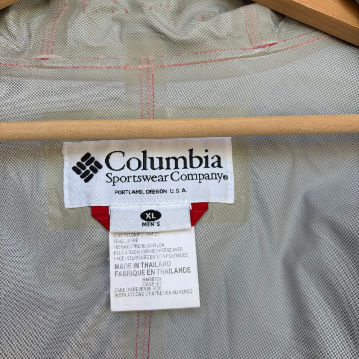 Columbia PFG Omni Tech Waterproof Angling Fishing Jacket - Size XL