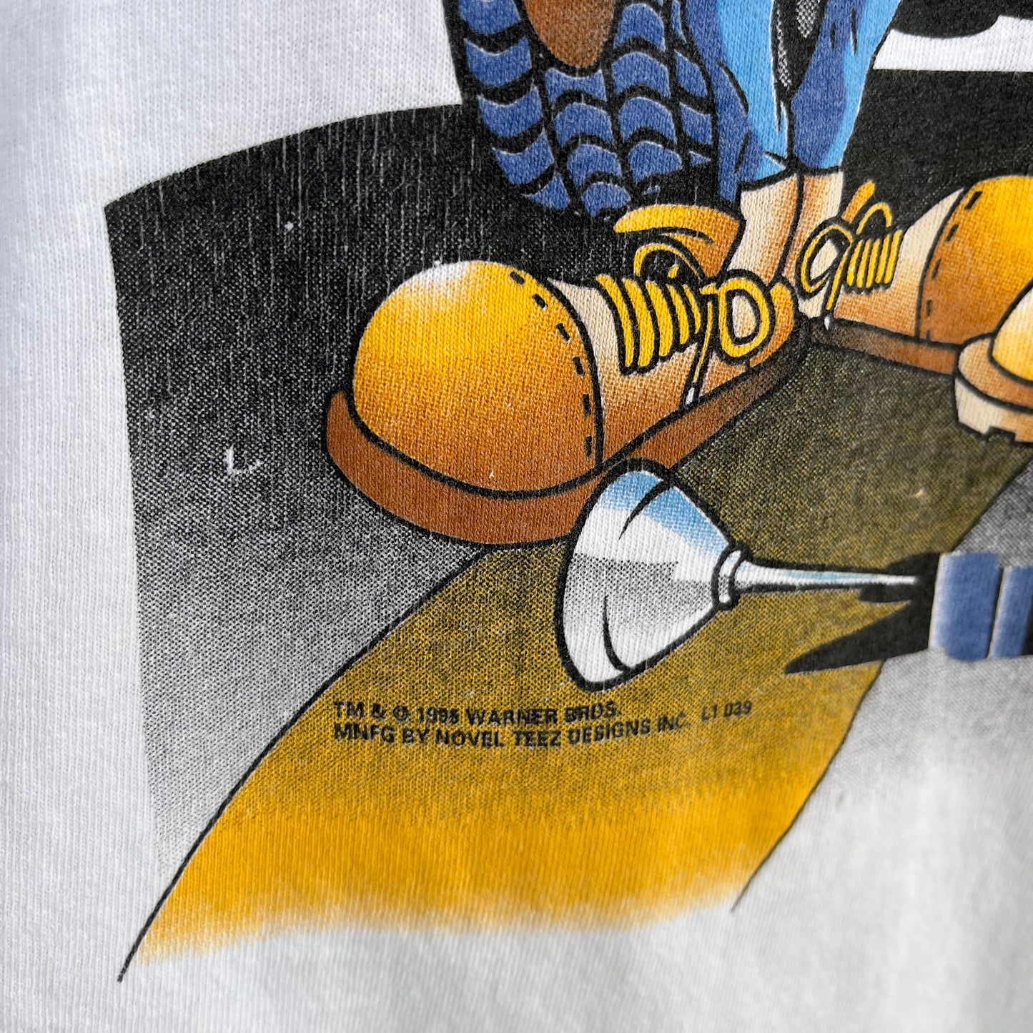 1995 Looney Tunes Hot Rods Mechanics Tee - Size L