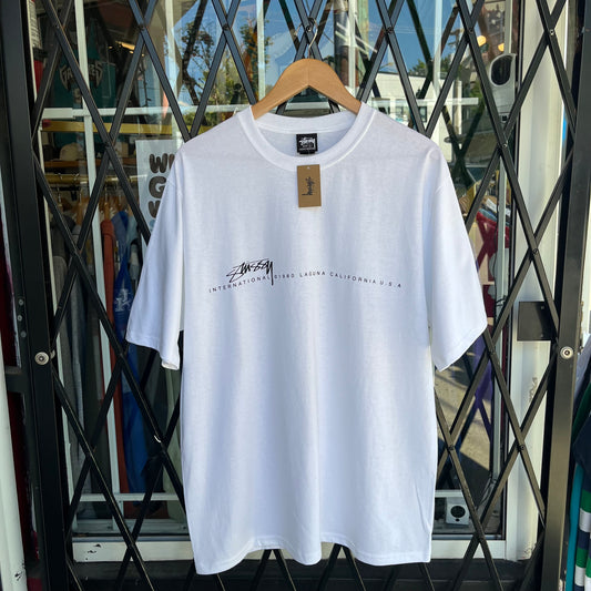 Stussy Smooth 80 Tee White - Size L