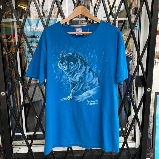 Vintage Chopped Wolf Tee - Size L