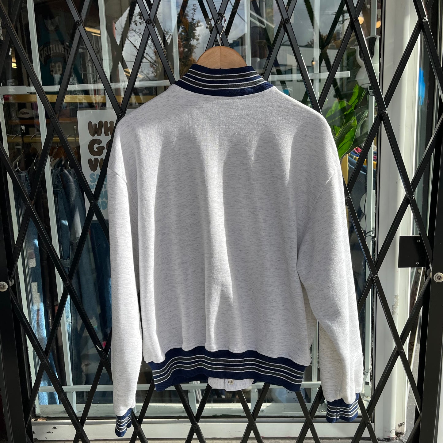 Vintage Cotton Button Up Jacket - Size L