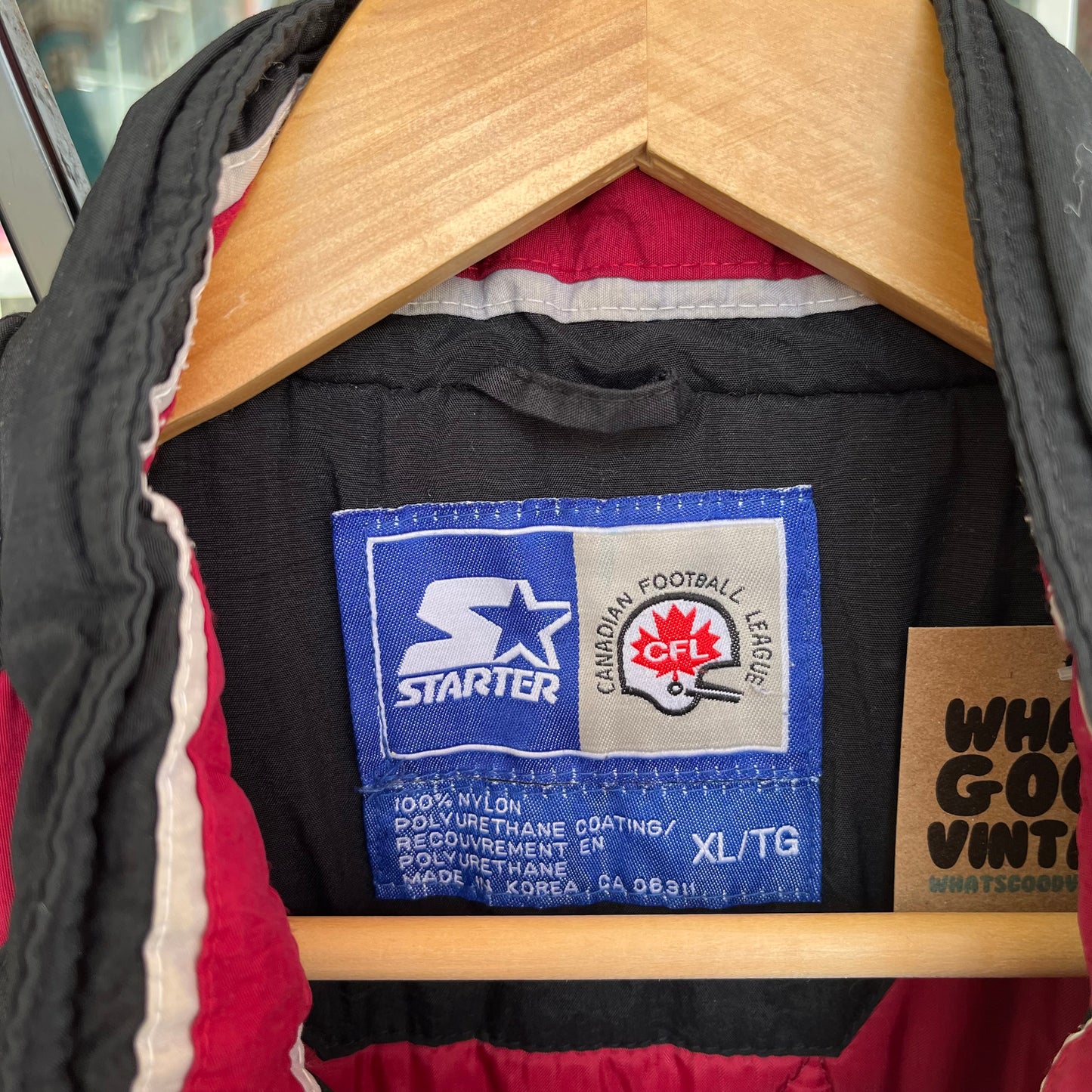 1996 Starter CFL Grey Cup Hamilton Jacket - Size XL