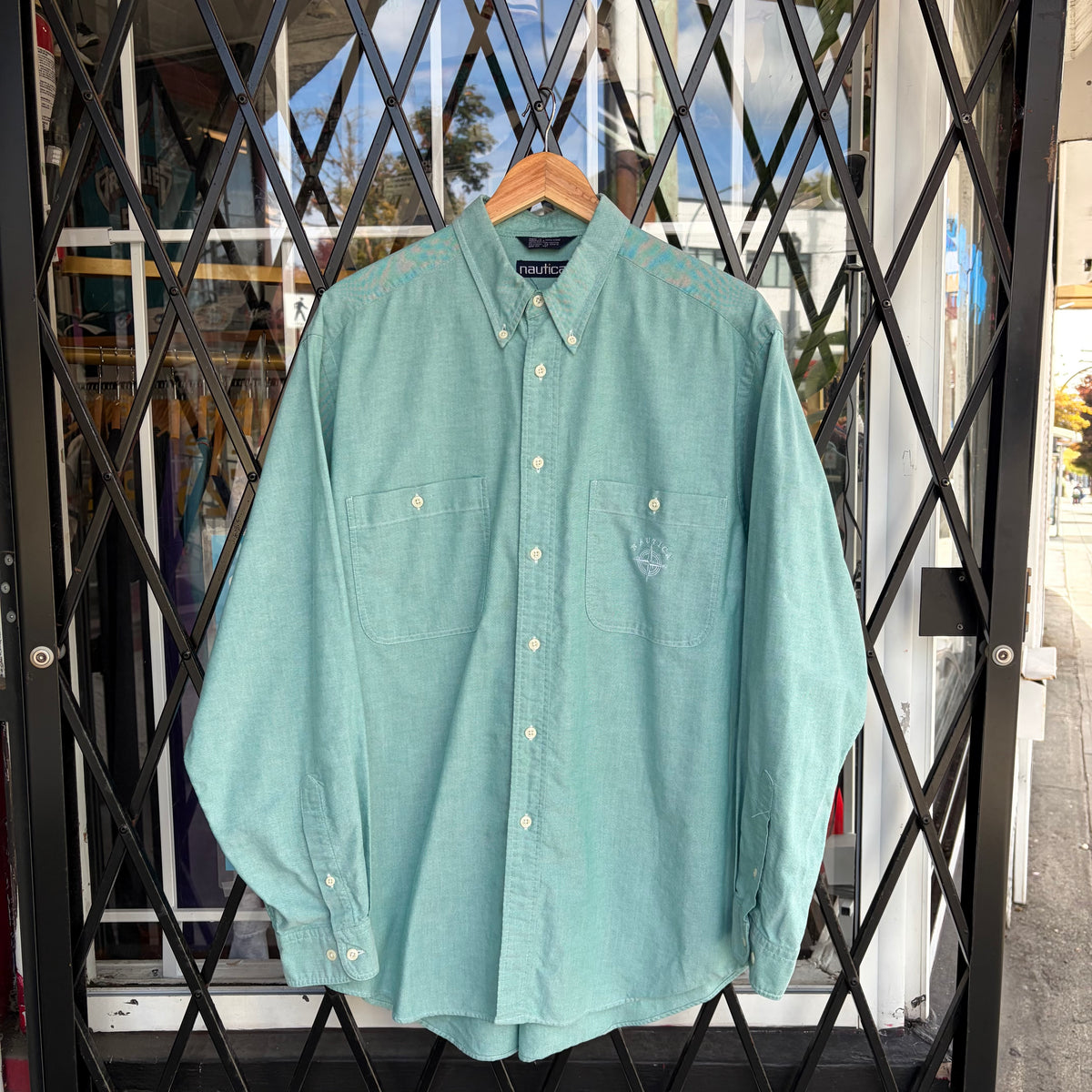 Vintage Nautica Button Up Shirt - Size L