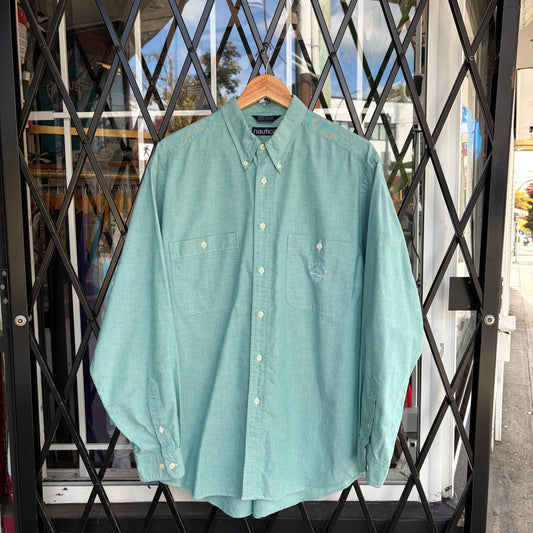 Vintage Nautica Button Up Shirt - Size L