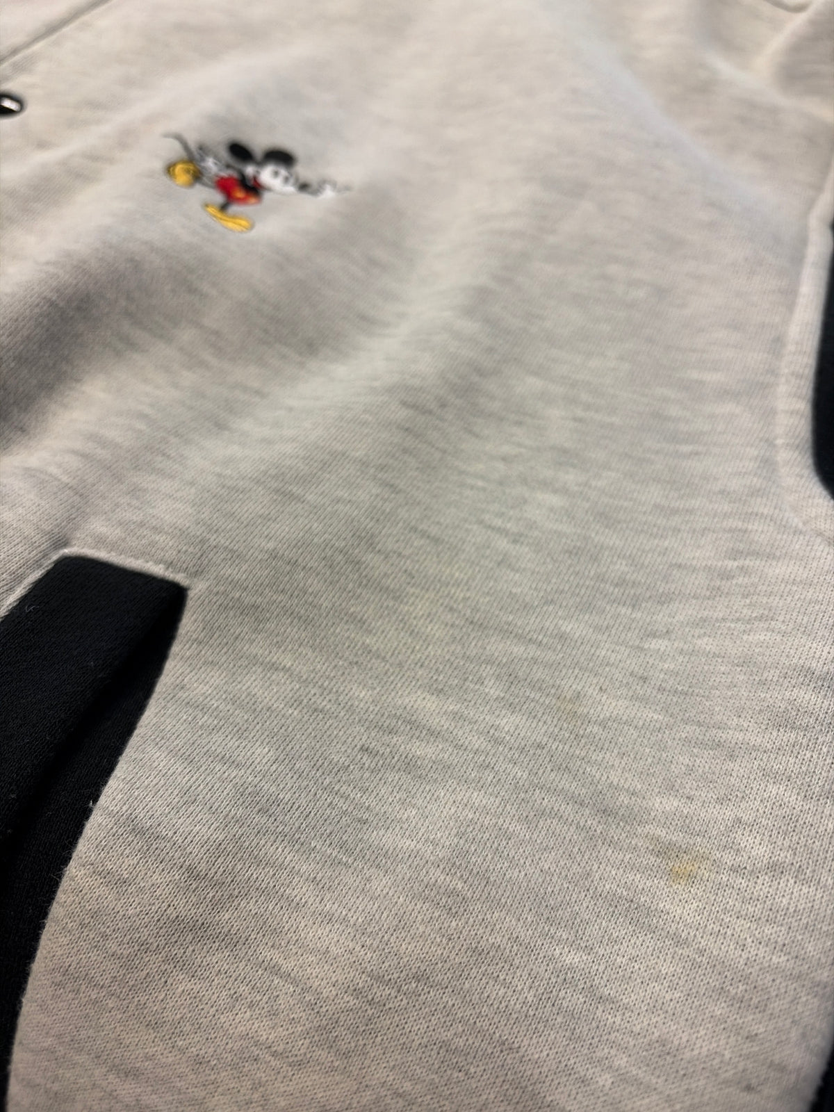 Vintage Disney Mickey Mouse Varsity Jacket - Size L
