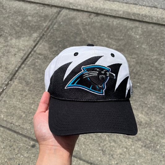 2000’s Reebok Carolina Panthers Sharktooth Velcroback Hat