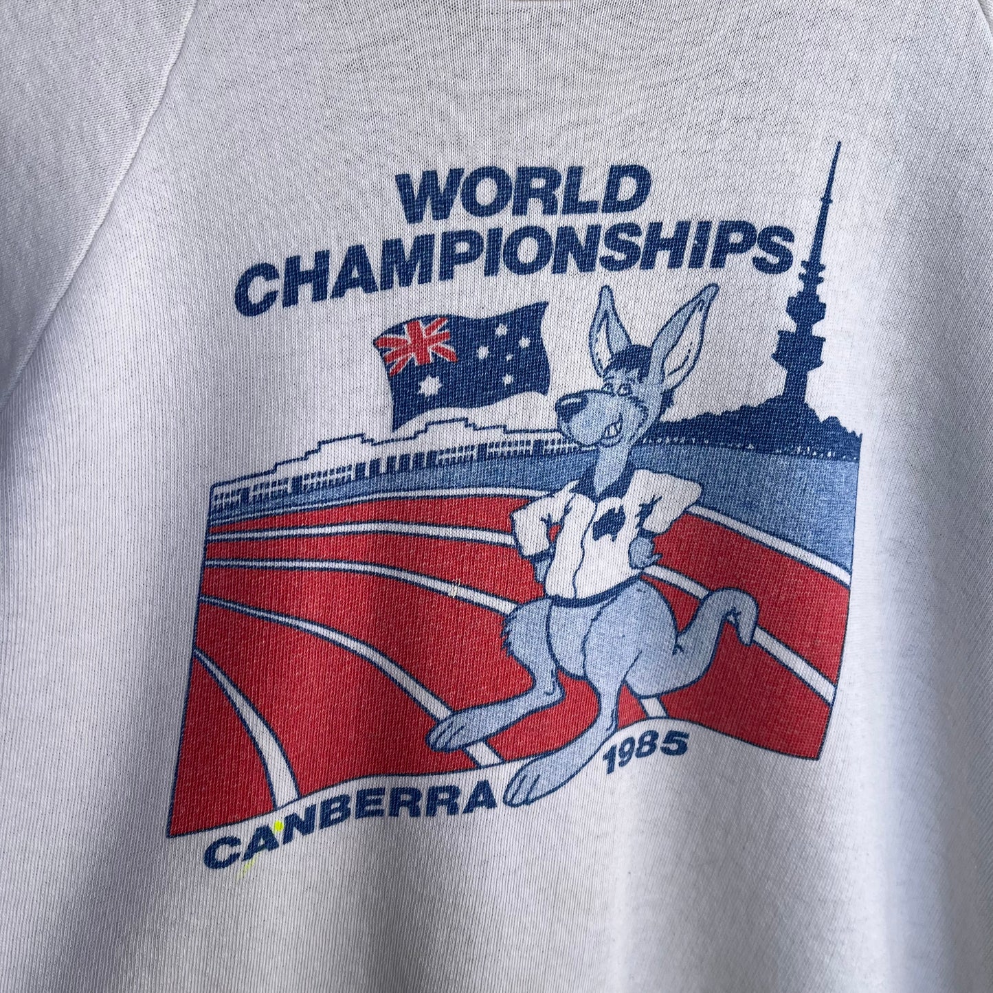 1985 World Athletics Championships Canberra Australia Crewneck - fits size M