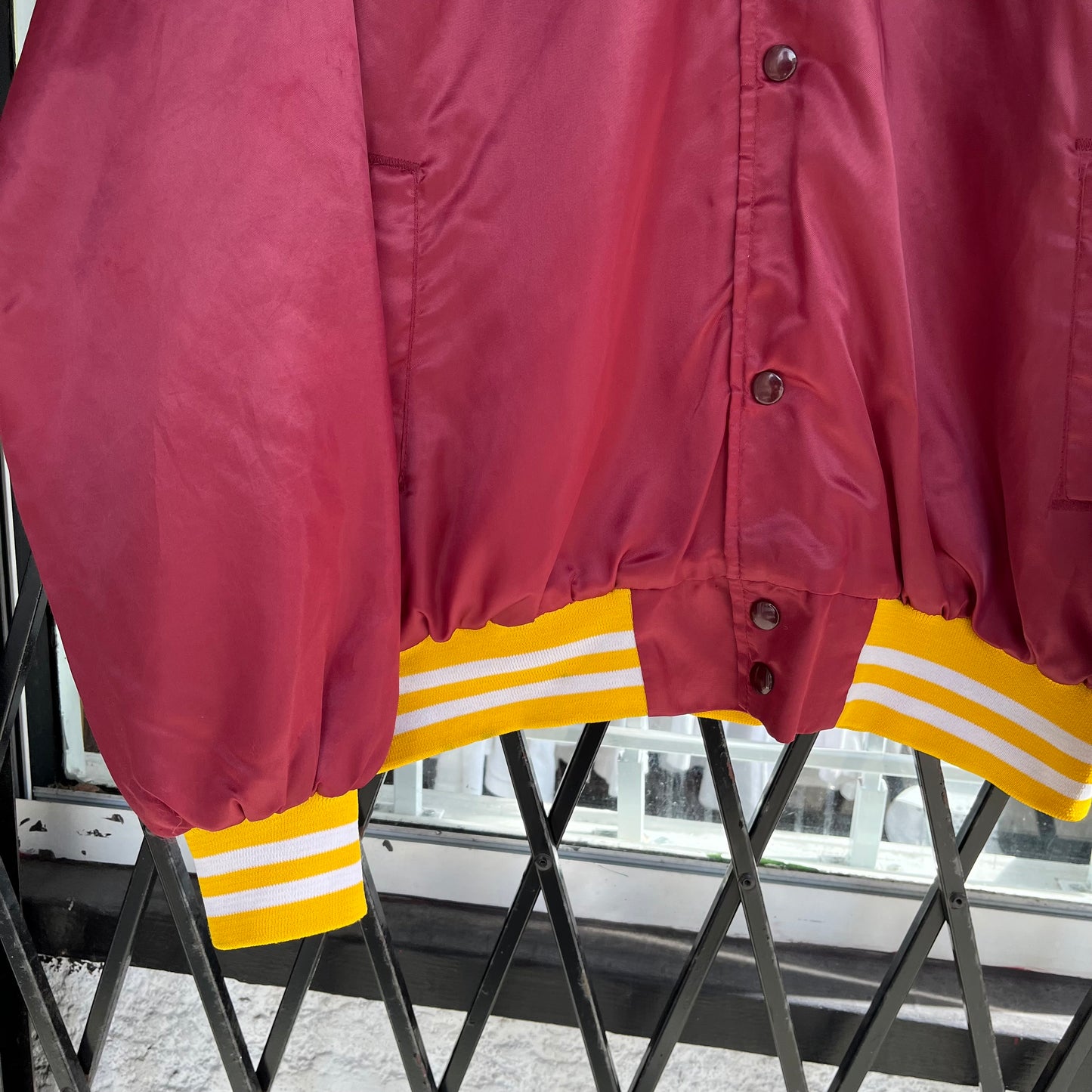 Vintage Chalkline Washington Redskins Satin Jacket - Size XL