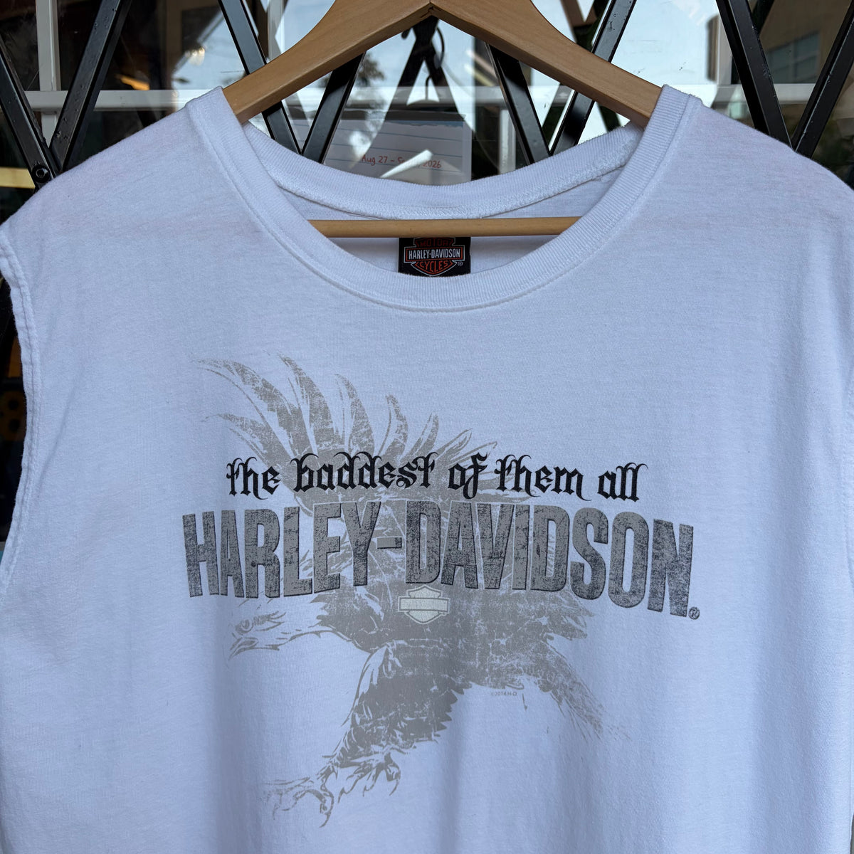 Harley Davidson Sleeveless Tee - Size XL