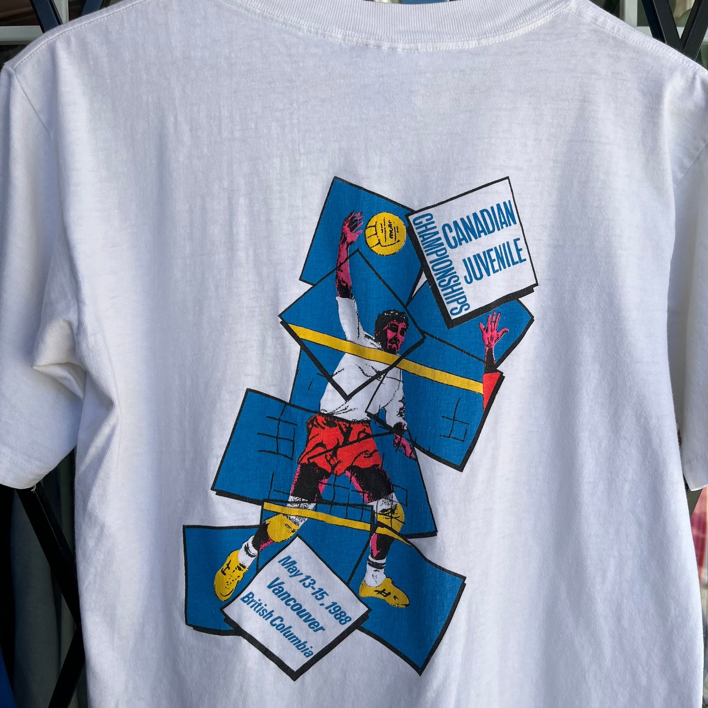 1988 Vancouver BC Volleyball Tee - Size L