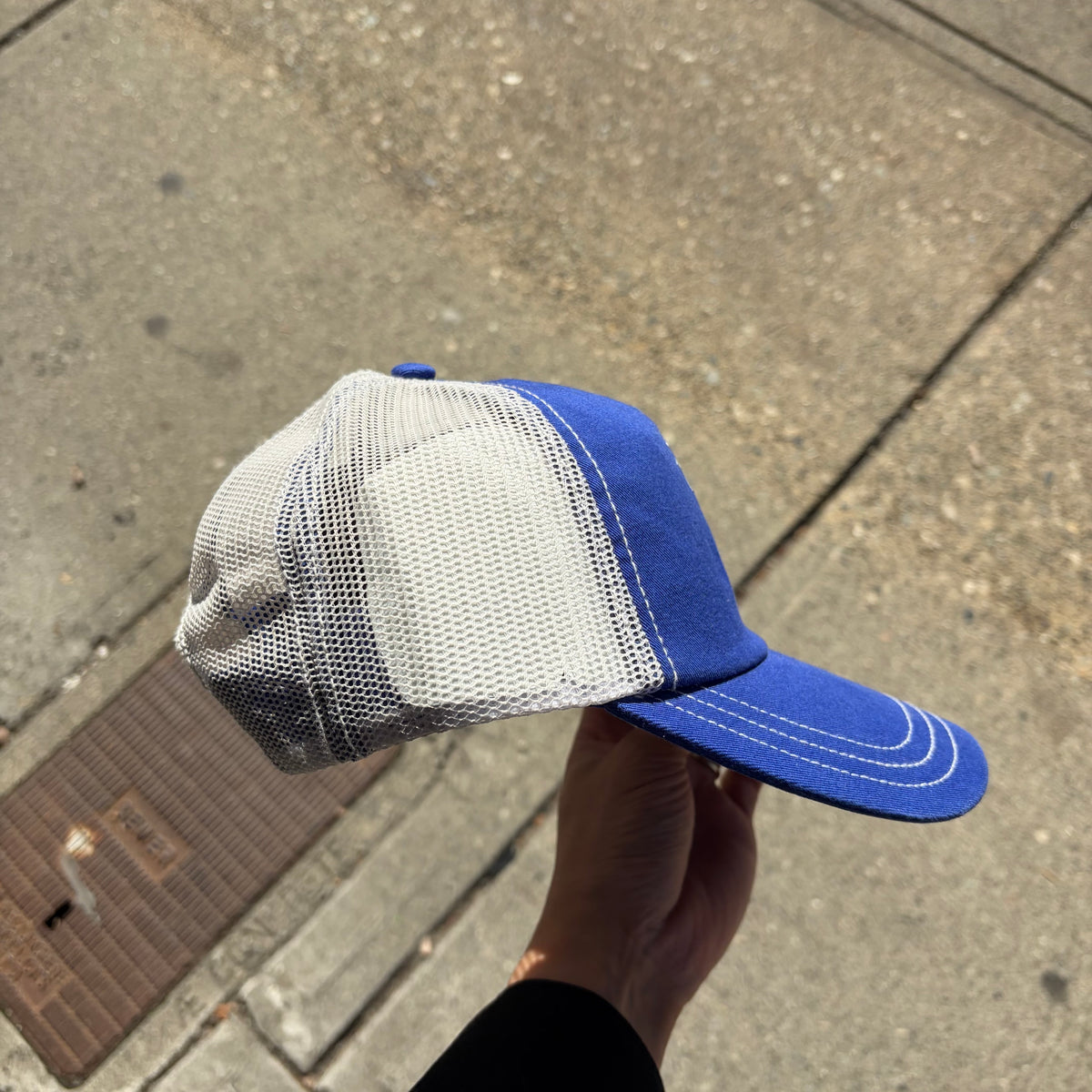Stussy Beach Roots Trucker Hat Royal