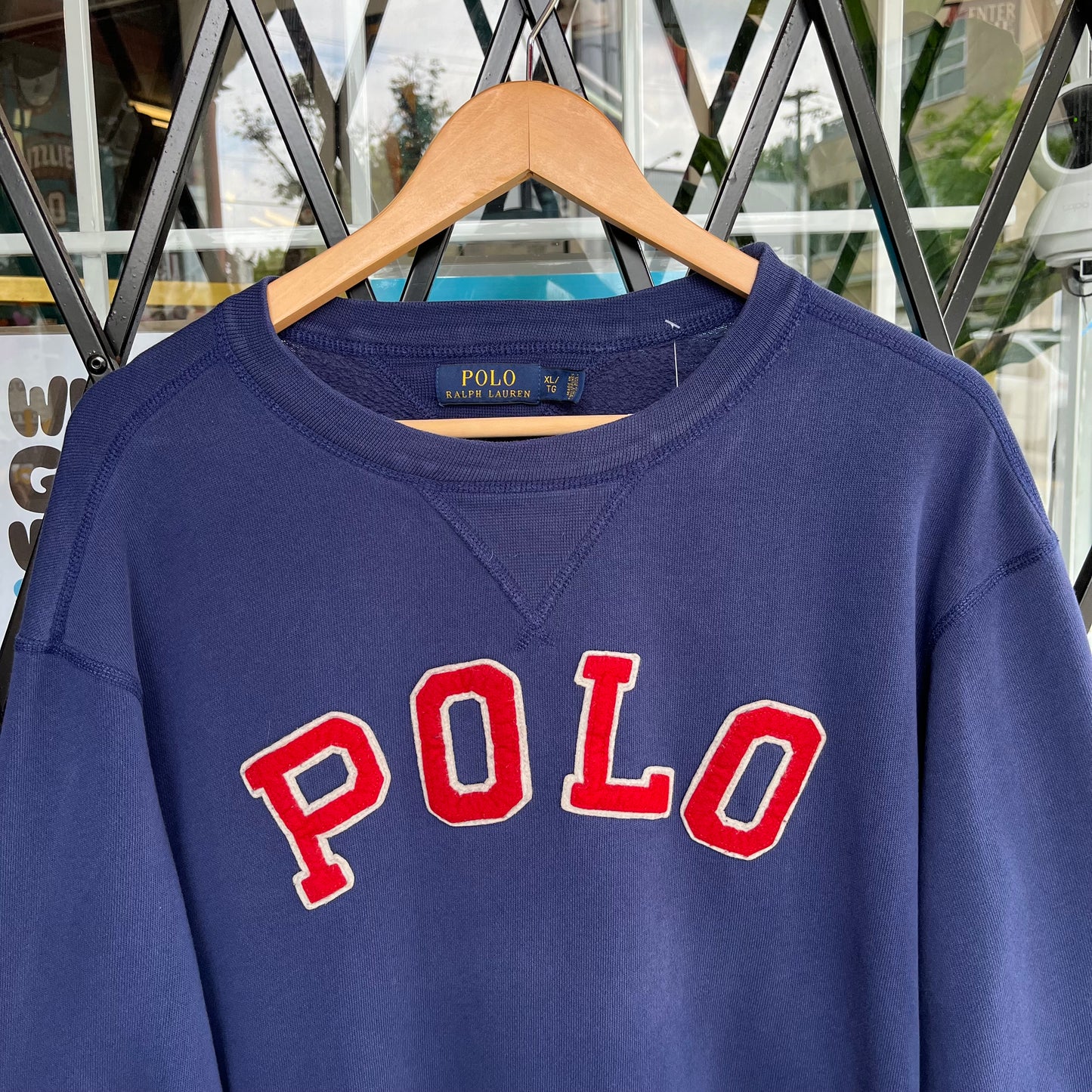 Polo Ralph Lauren Spell Out Crewneck - Size XL