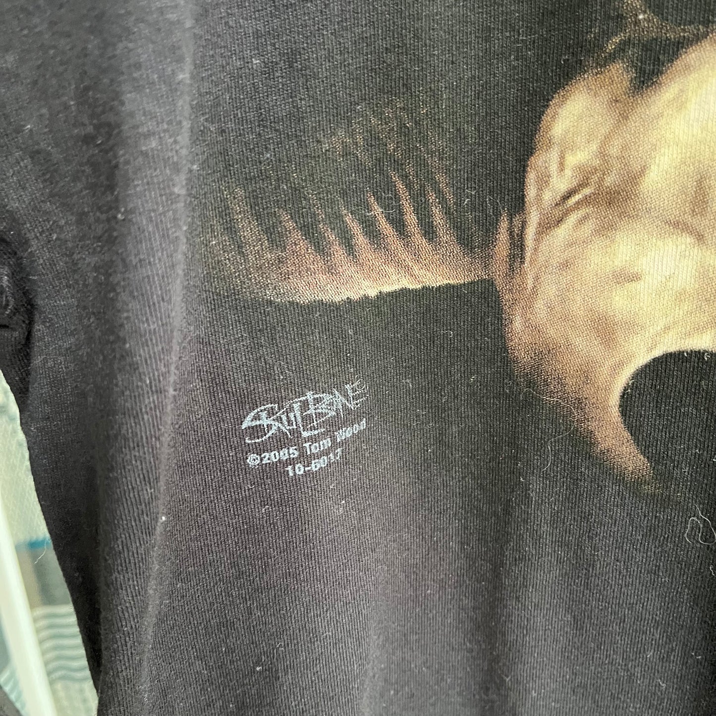 2005 Skull Bone 3D Skull Tee - Size XL