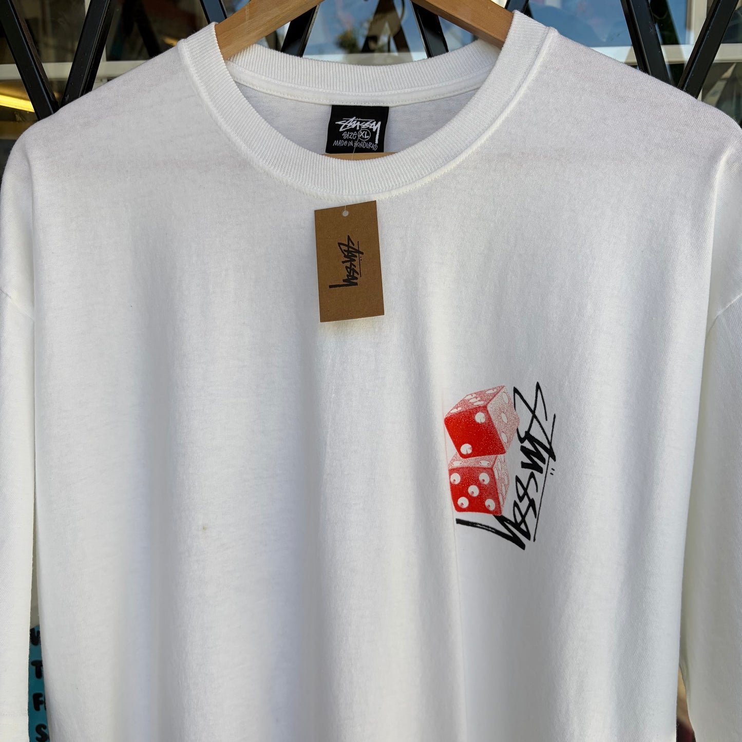 Stussy Tall Dice Tee White - Size XL