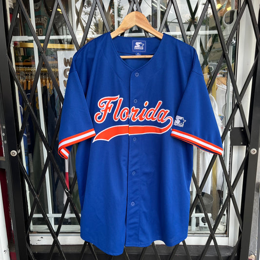 Vintage Starter Florida University Baseball Jersey - Size XL