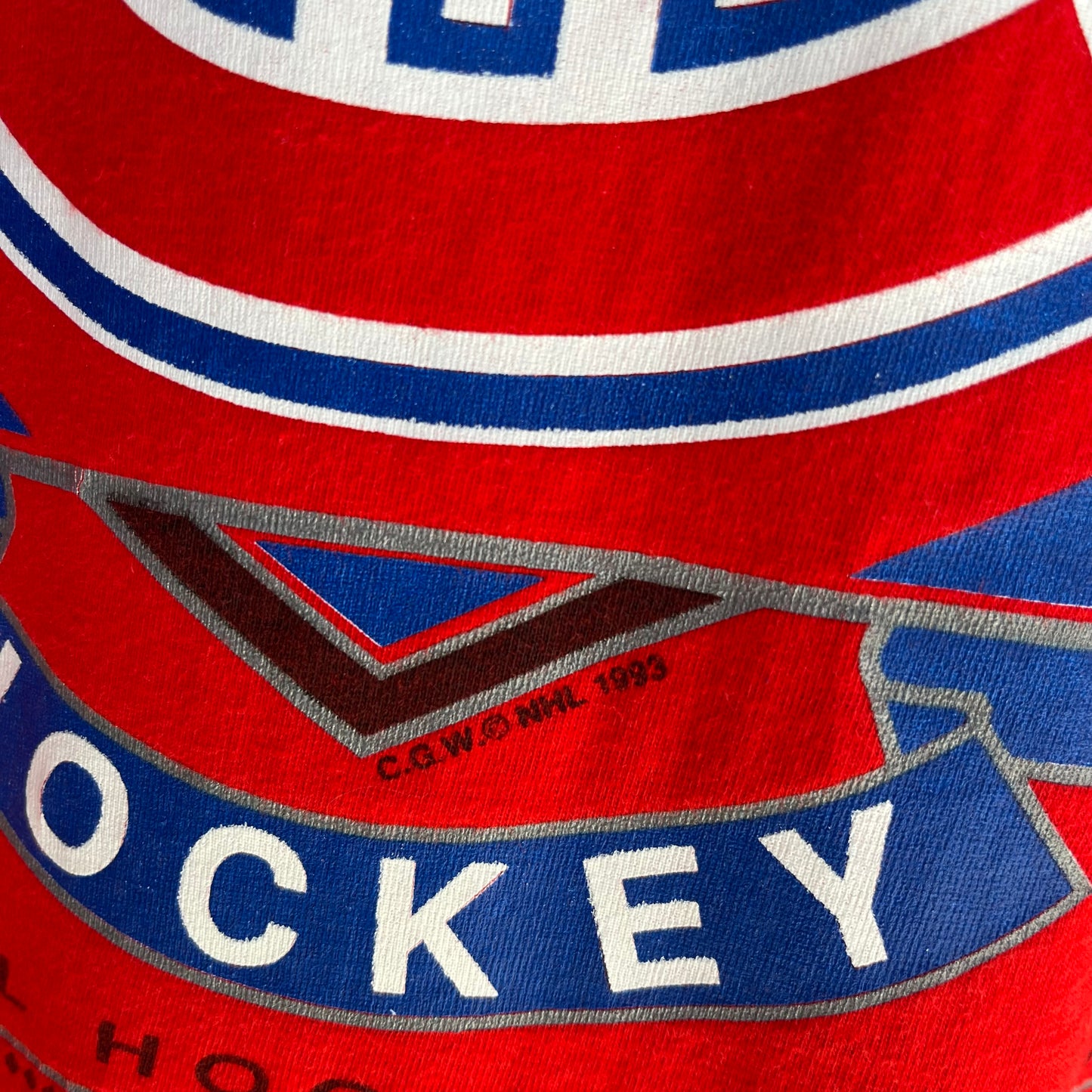 1993 Montreal Canadiens Tee - Size L