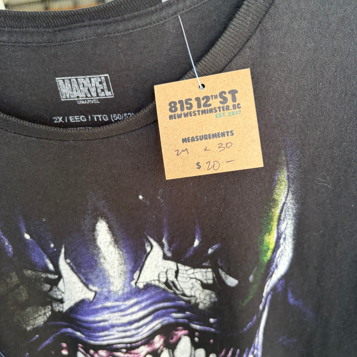 Marvel Venom Big Face Tee - Size XXL