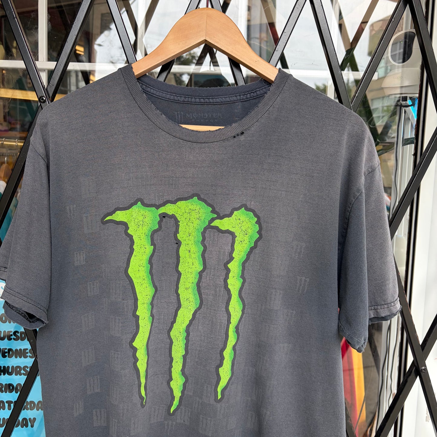 Y2K Monster Energy Tee - Size L