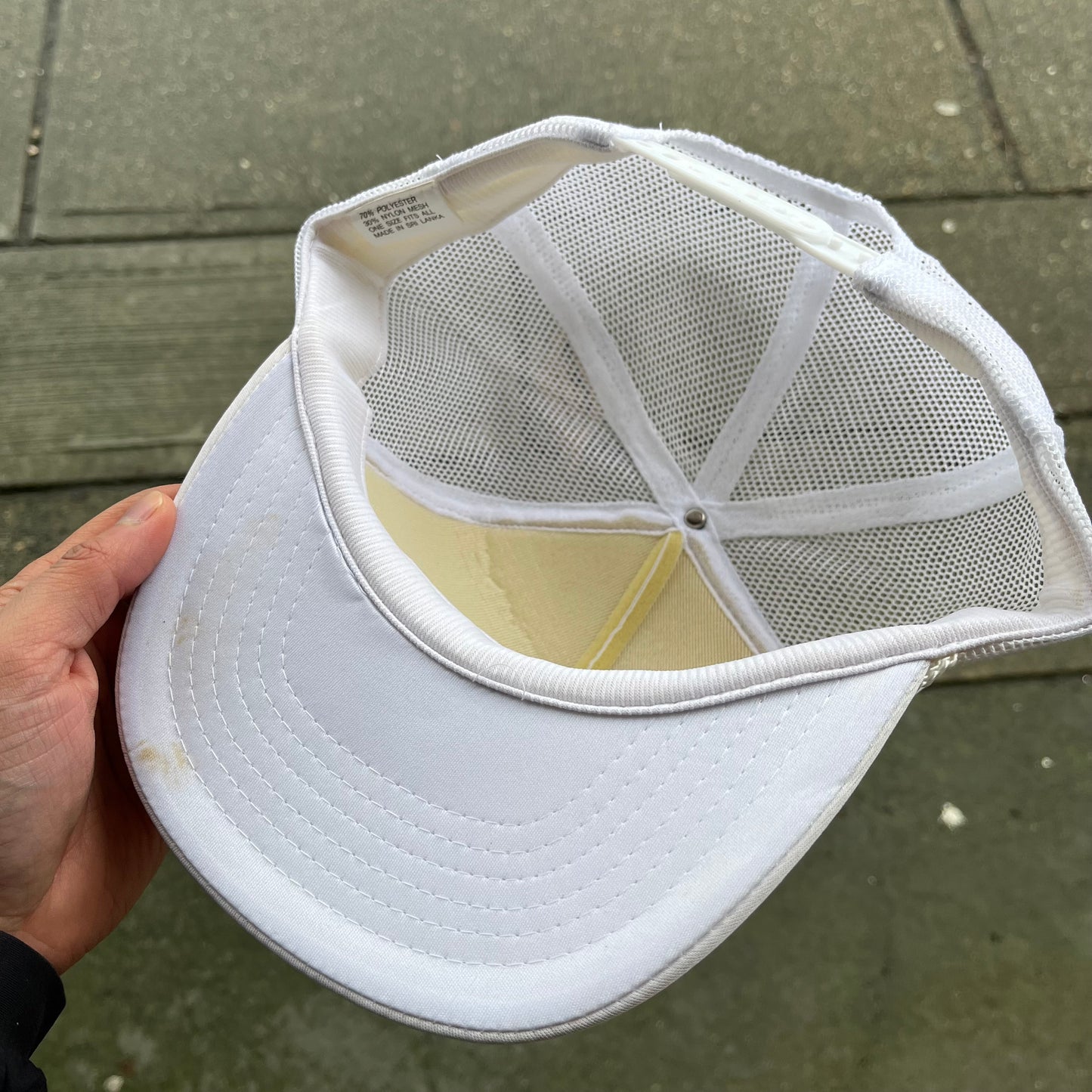 Vintage Fitzgeralds Las Vegas Trucker Hat White