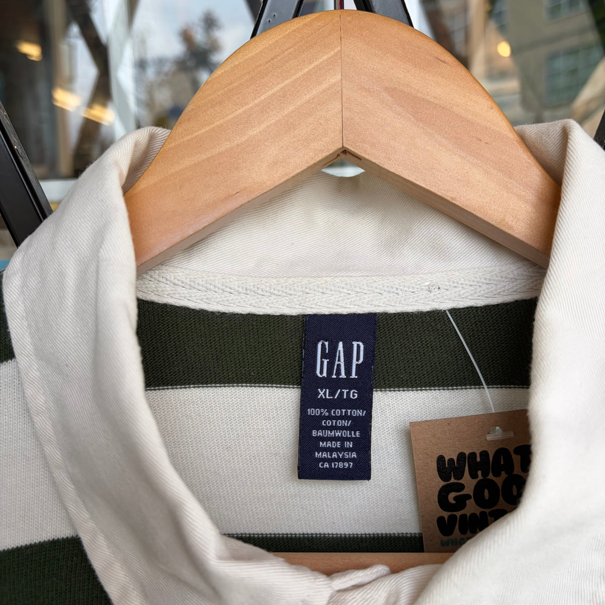 Gap Striped Rugby Long Sleeve - Size XL