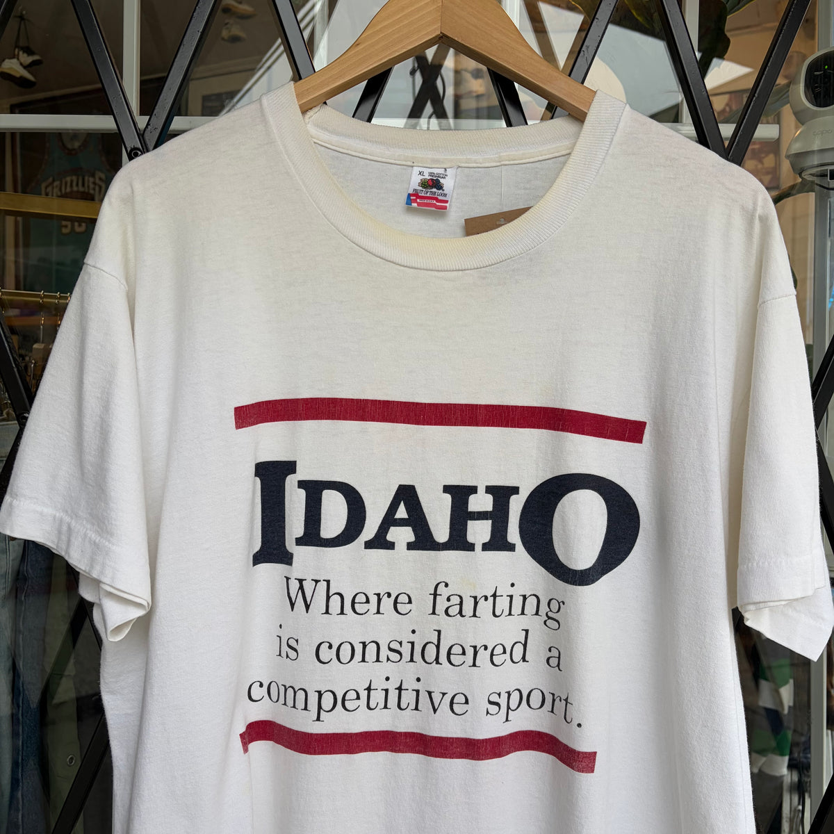 Vintage Idaho Souvenir Parody Tee - Size XL