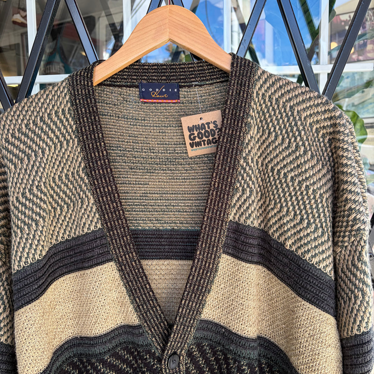 Vintage Knit Cardigan - Size XL