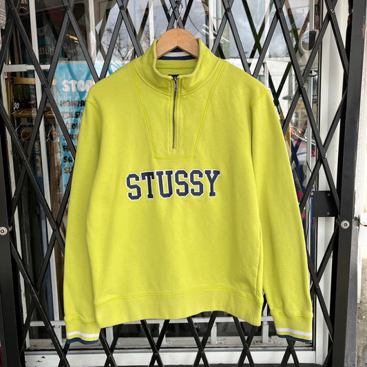 Stussy Quarter Zip Sweater - Size M