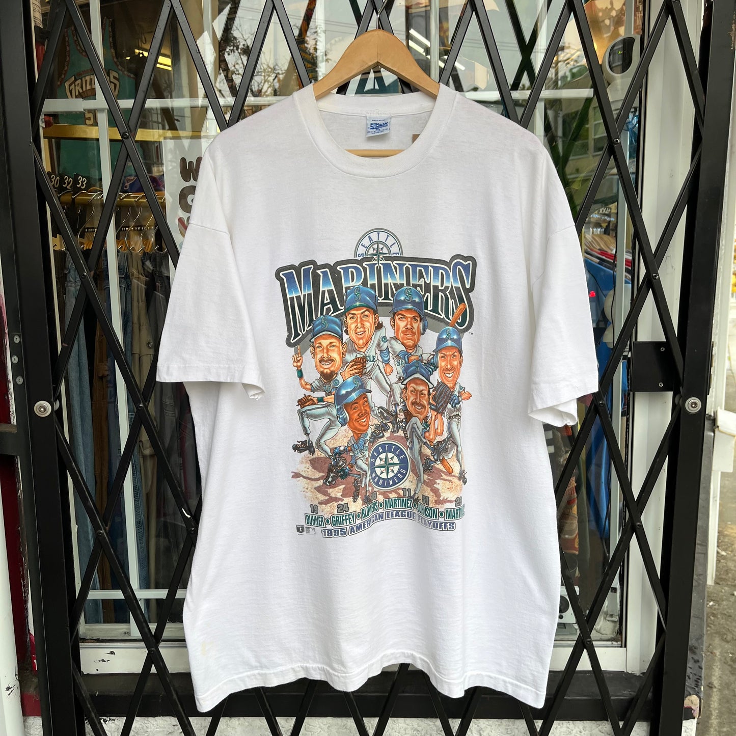 1995 Salem Seattle Mariners Bobble Head Tee - Size XXL