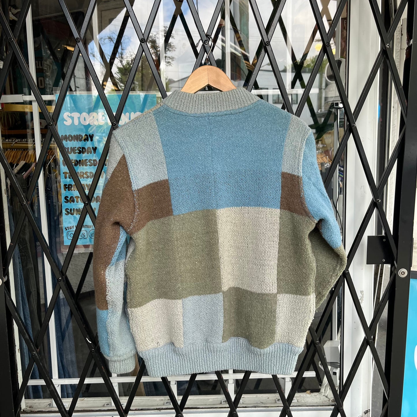 Vintage Reversible Knit Cardigan -  Size Women’s M