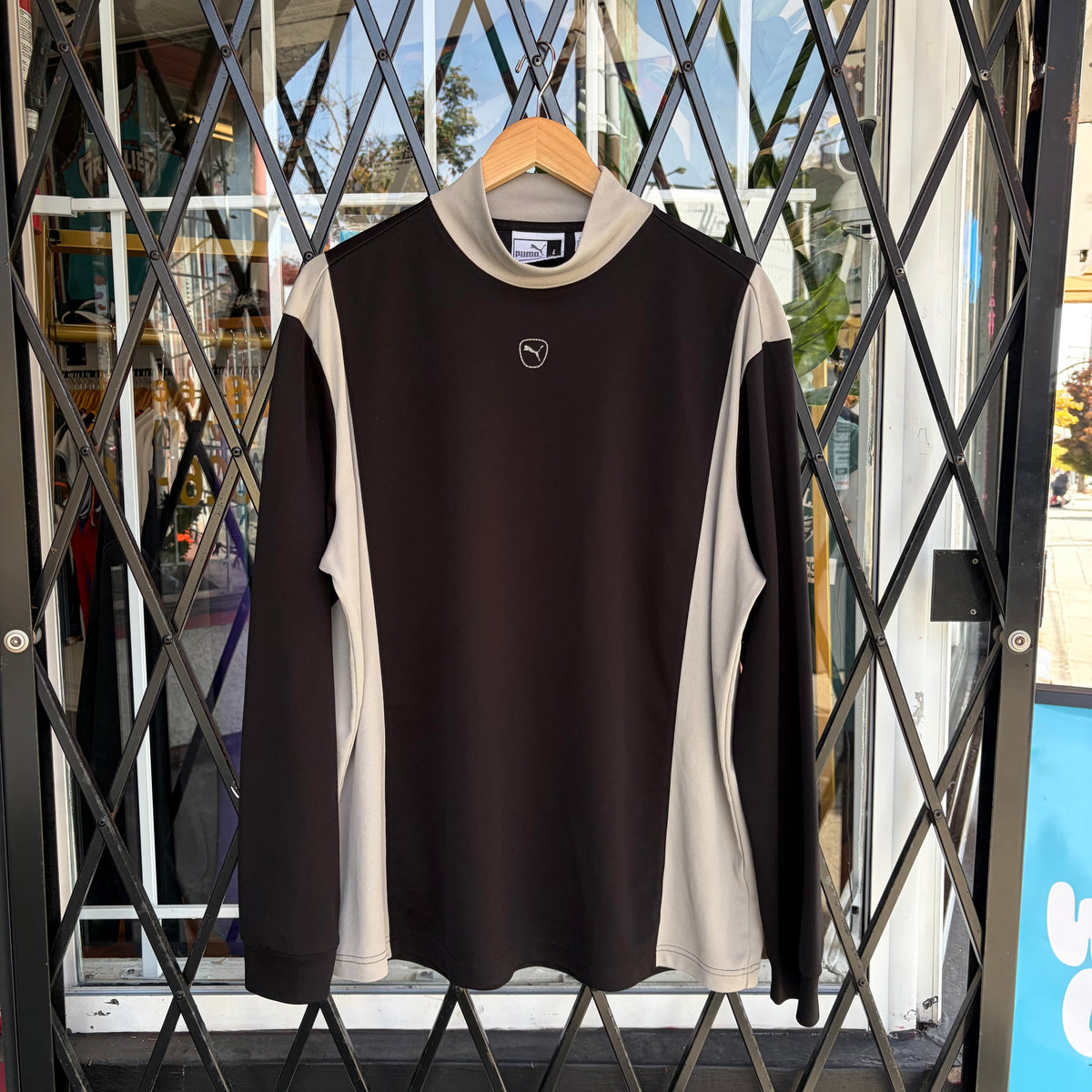 Vintage Puma Mockneck Long Sleeve - Size L